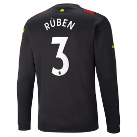Manchester City Ruben 3 Udebane 2022-23 - Fodboldtrøjer (L/S)